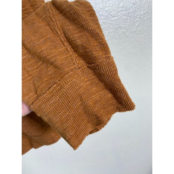 Free People Don't Forget Me Sweater Top Women sz Medium Mocha Brown We The Free - Picture 9 of 14